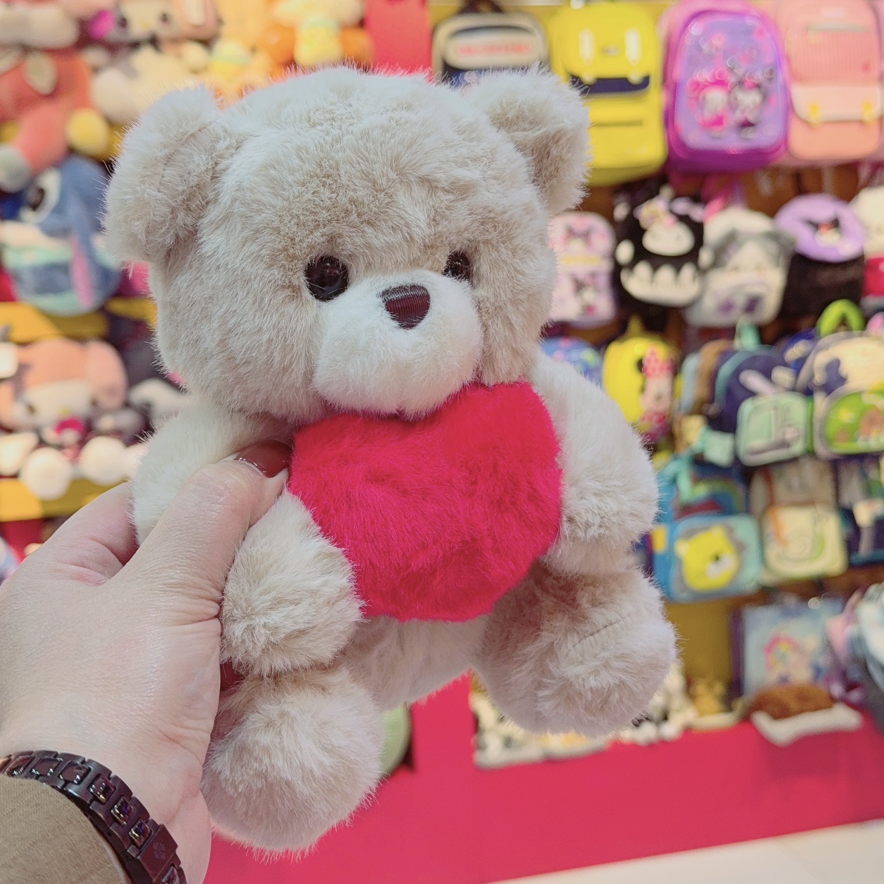 عروسک خرس قلب بدست 25 س