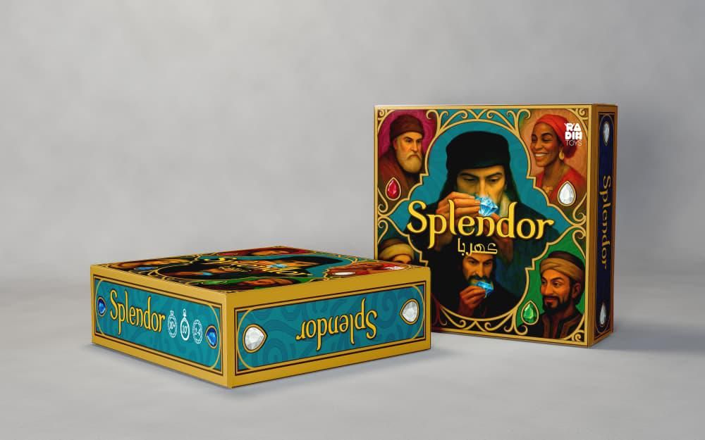 بازی فکری کهربا Splendor برند رادین تویز