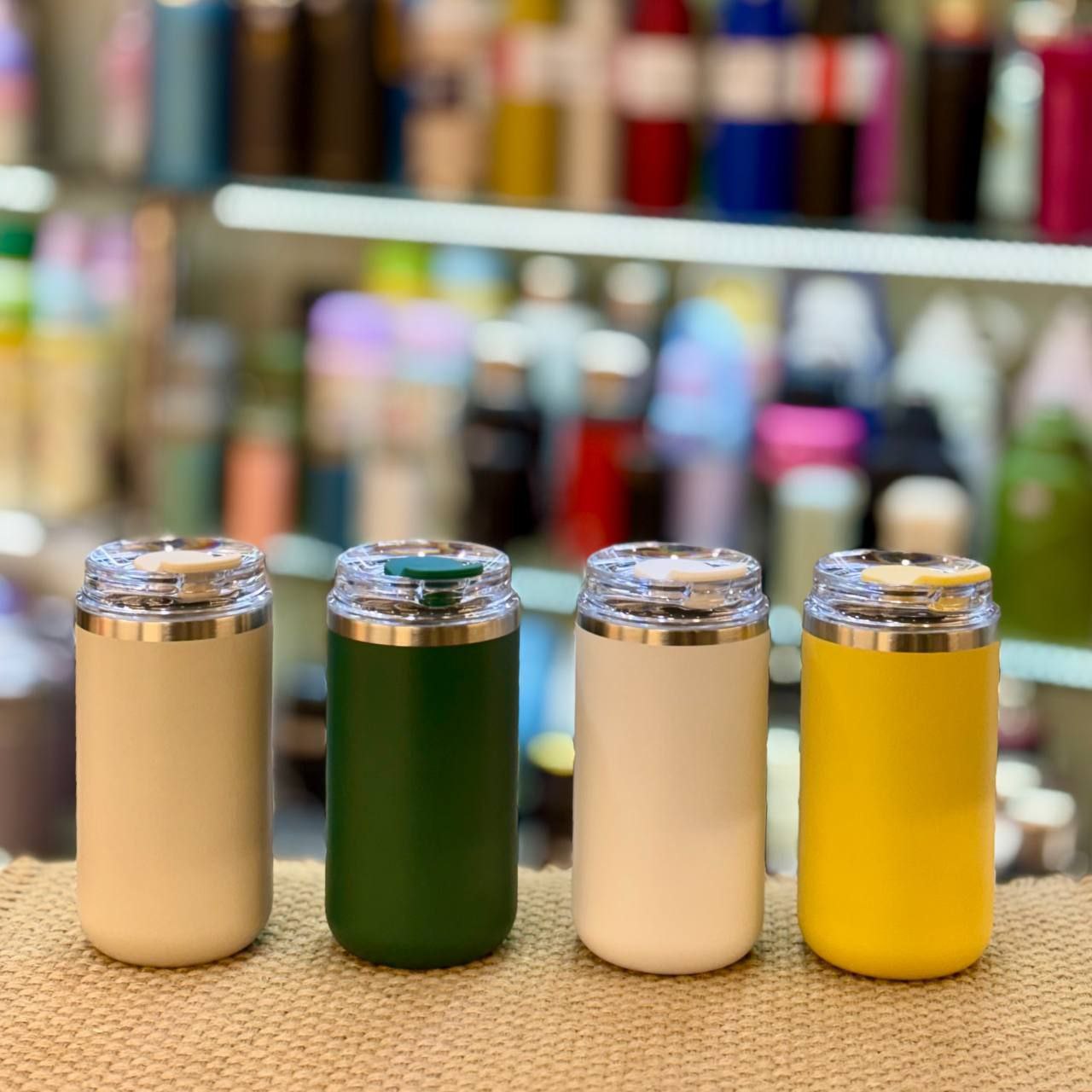 تراول ماگ درب شیشه ایی