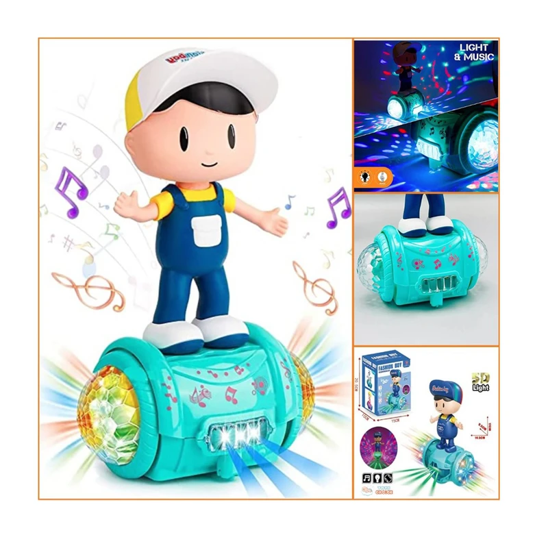 پسر اسکوتر سوار موزیکال