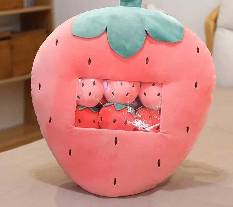 عروسک توت فرنگی بچه دار اورجینال