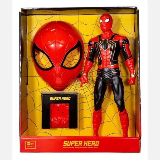 اسباب بازی فیگور و ماسک مرد عنکبوتی پایه دار
