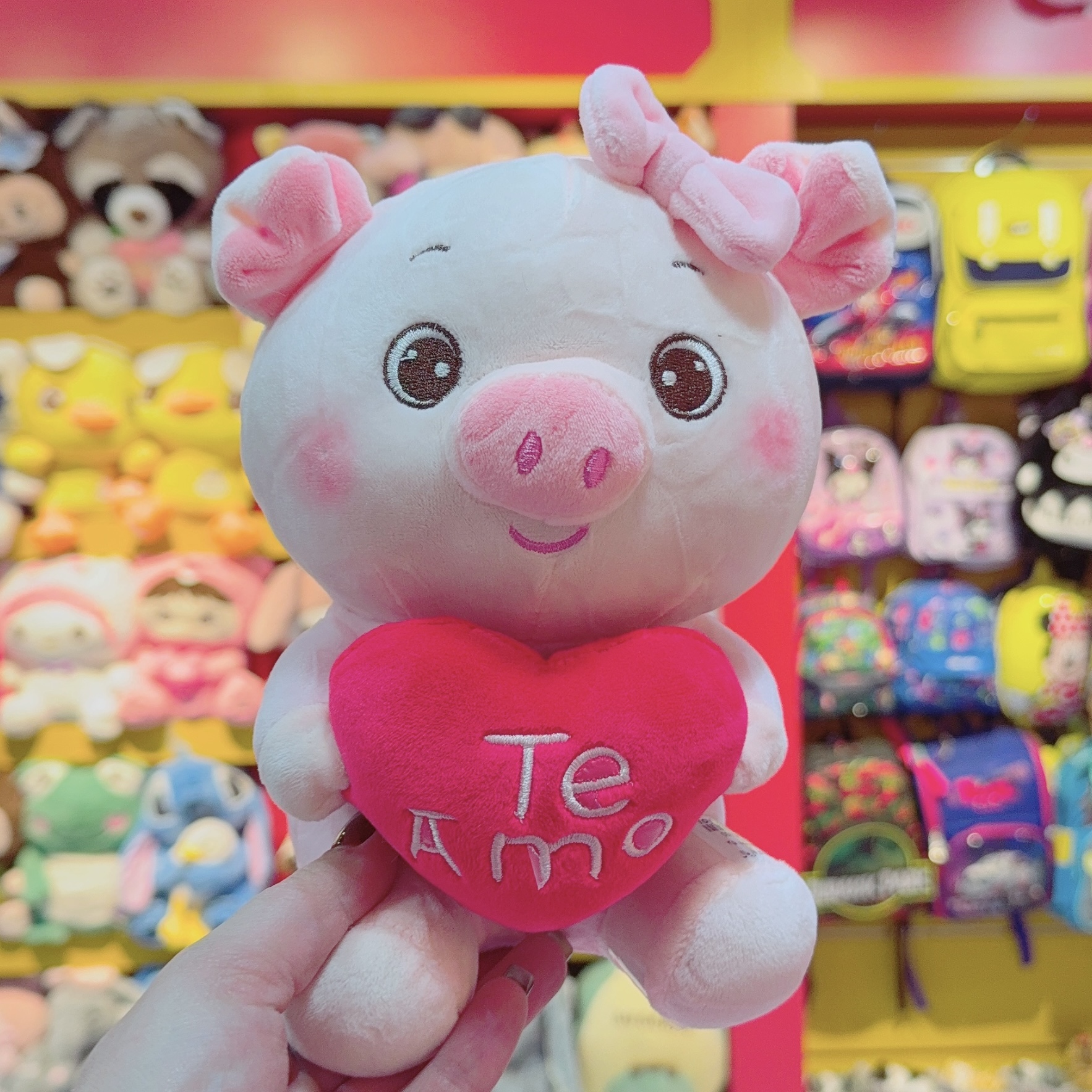 عروسک خوک قلب بدست 25 س