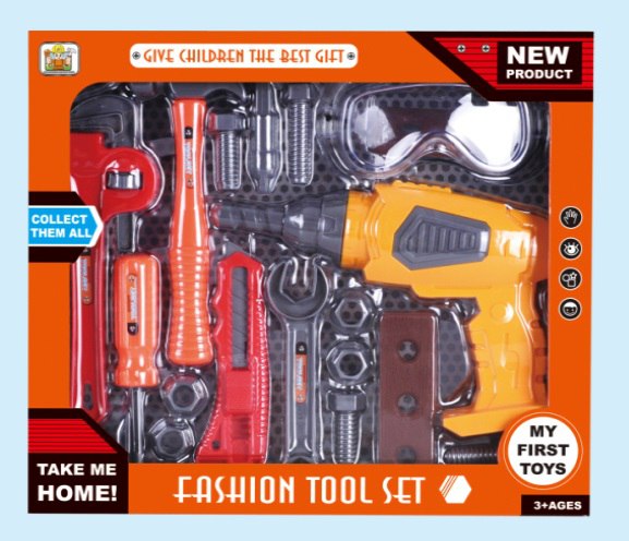 ست ابزار با دریل باتری خور