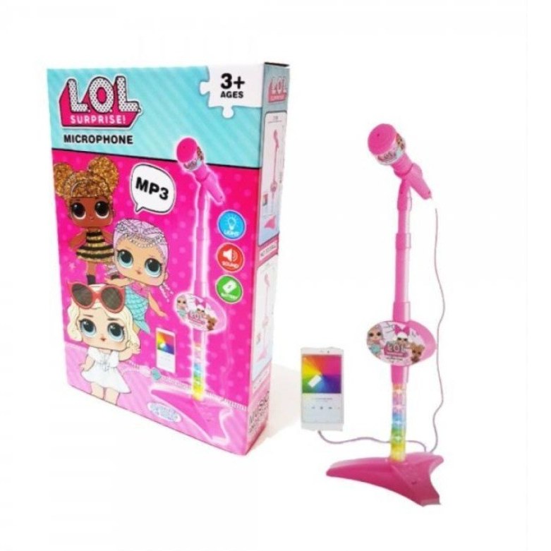 اسباب بازی مدل ست میکروفون LOL طرح پایه دار