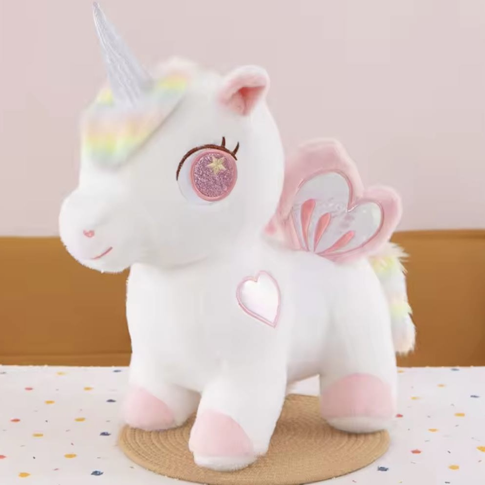 عروسک پولیشی تک شاخ چشم ستاره ۴۰ سانتی