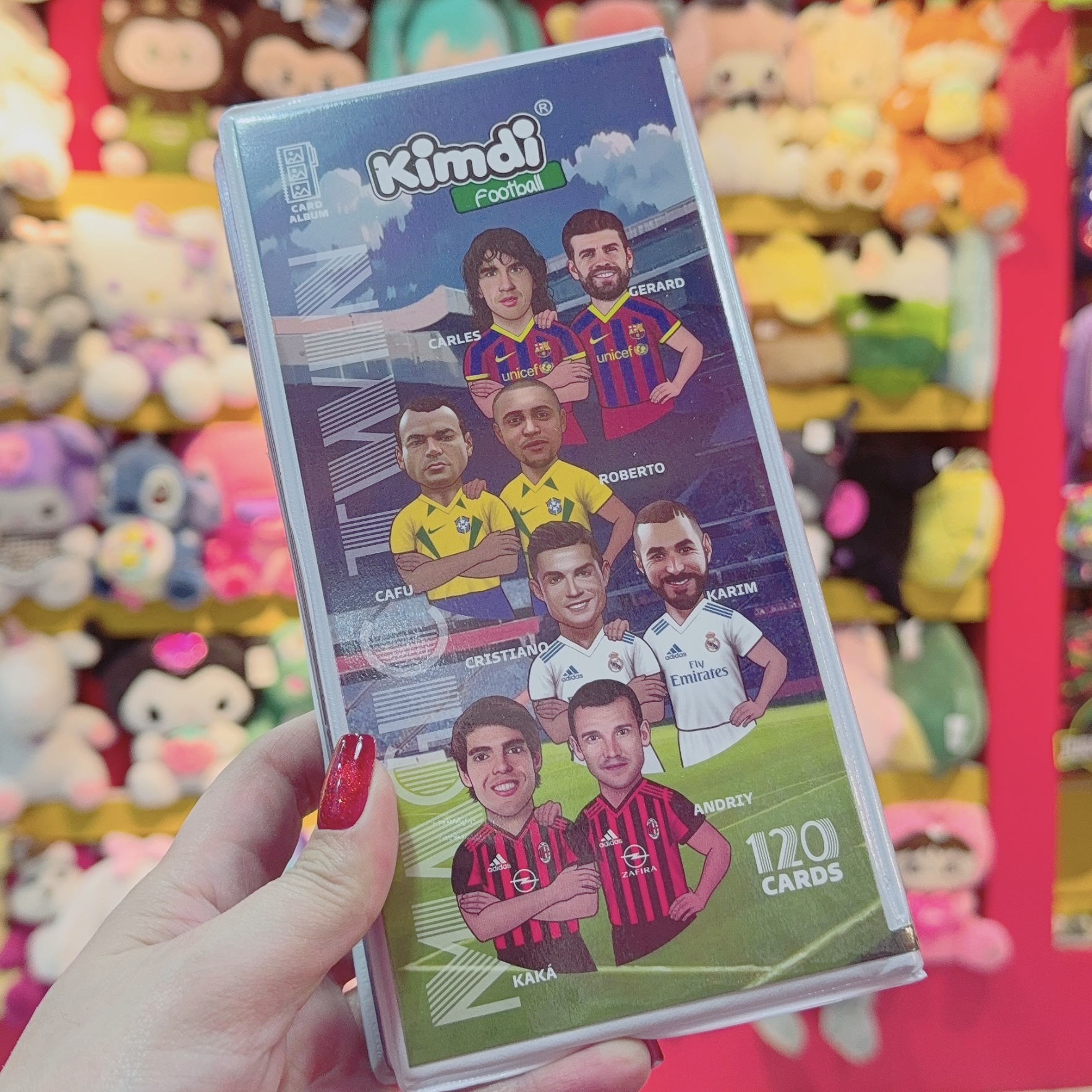 آلبوم کارت فوتبالی کیمدی 120 کارت