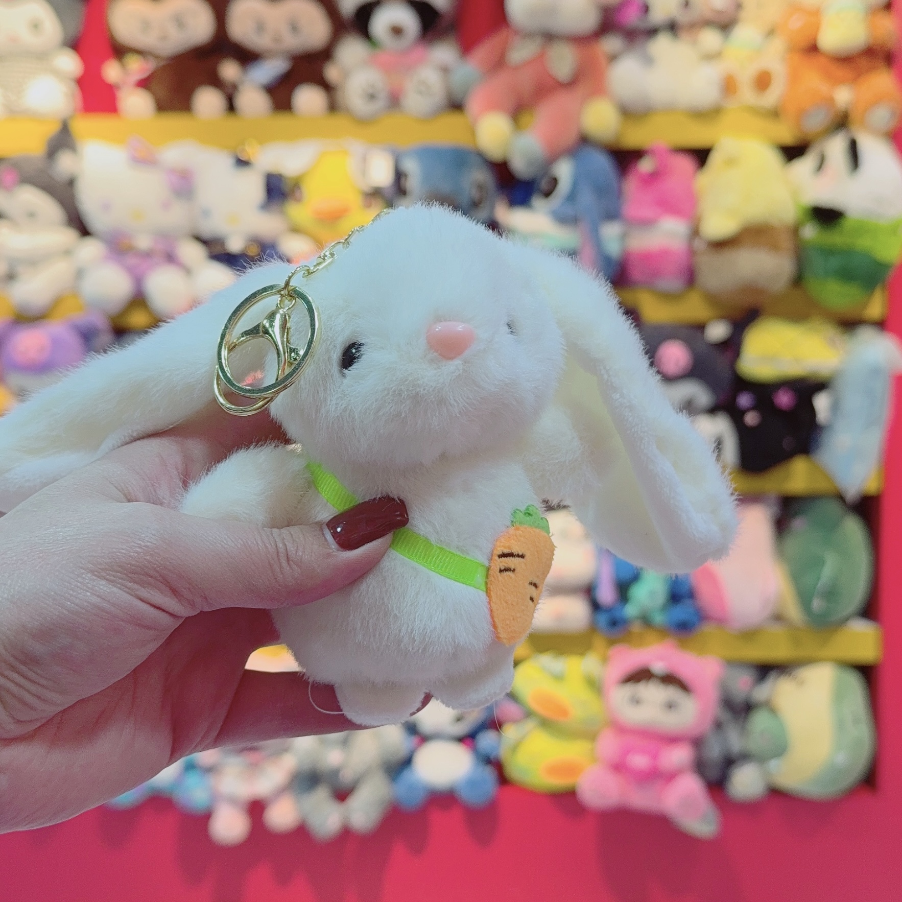 آویز خرگوش کیف دار دار پولیشی