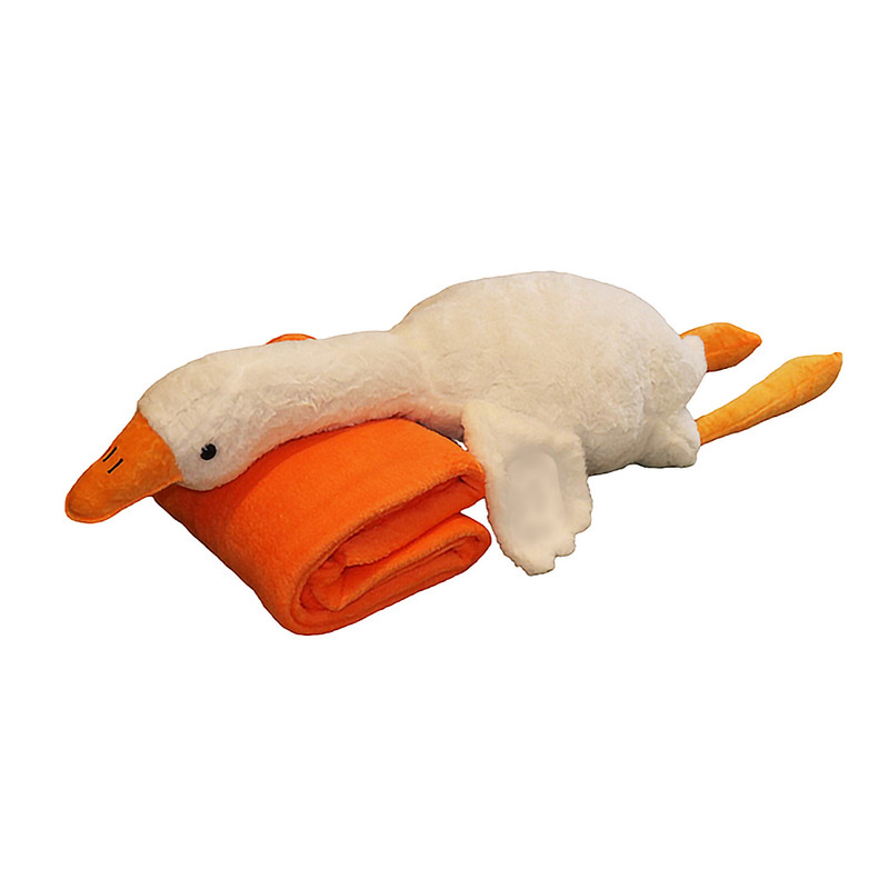 عروسک پتو بالشتی طرح غاز 90 سانتی