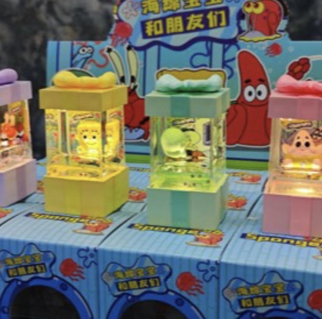 دکوری چراغدار طرح باب و دوستان