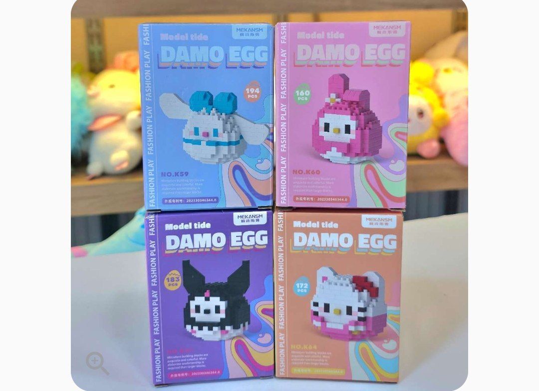 لگو سانریو مینی damo egg