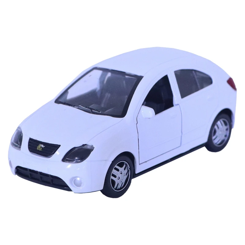 ماشین فلزی طرح تیبا هاچبک موزیکال چراغ دار