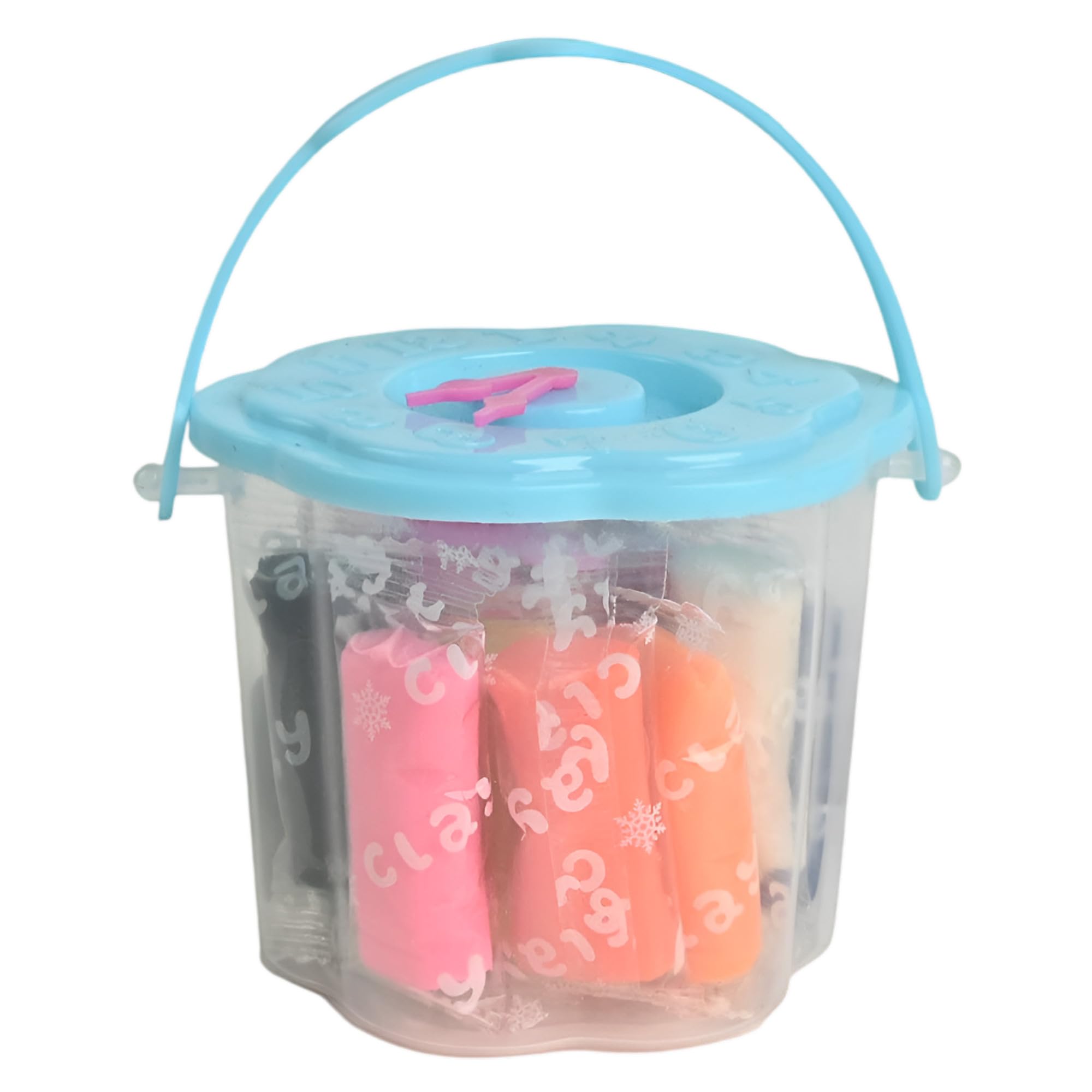 خمیر بازی 10رنگ سطل دسته دار کوچک Play Dough آیتم TK8209