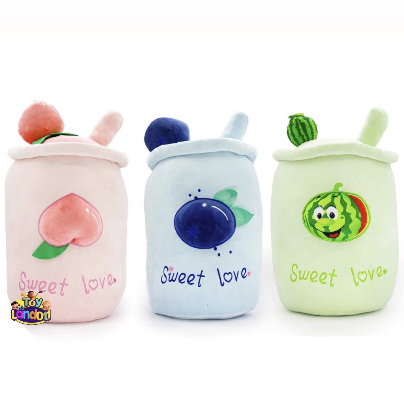 هم بالشت هم عروسک پولیشی طرح اسموتی میوه در ۲سایز