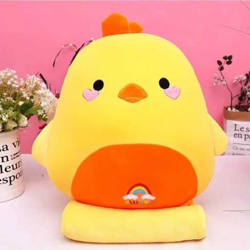 عروسک پتو بالشتی طرح جوجه و پنگوئن