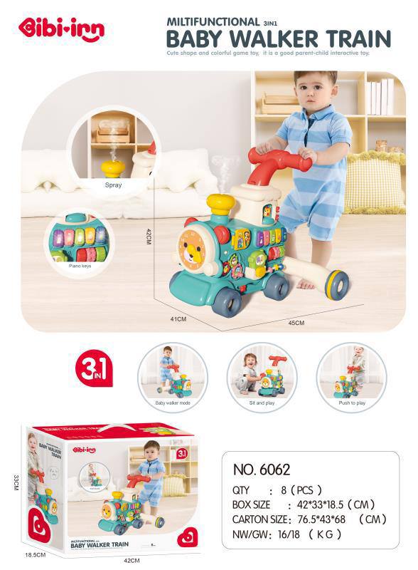 واکر نوزادی طرح قطار دودزا 3حالته