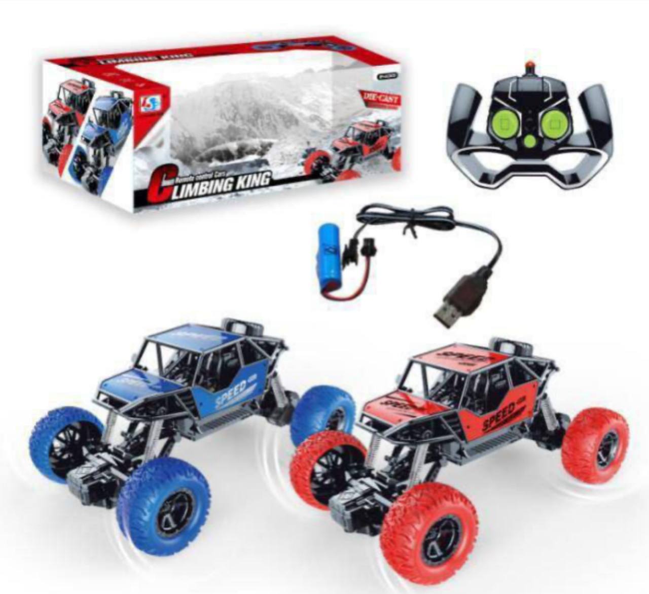 ماشین کنترلی شارژی طرح آفرود بدنه فلزی