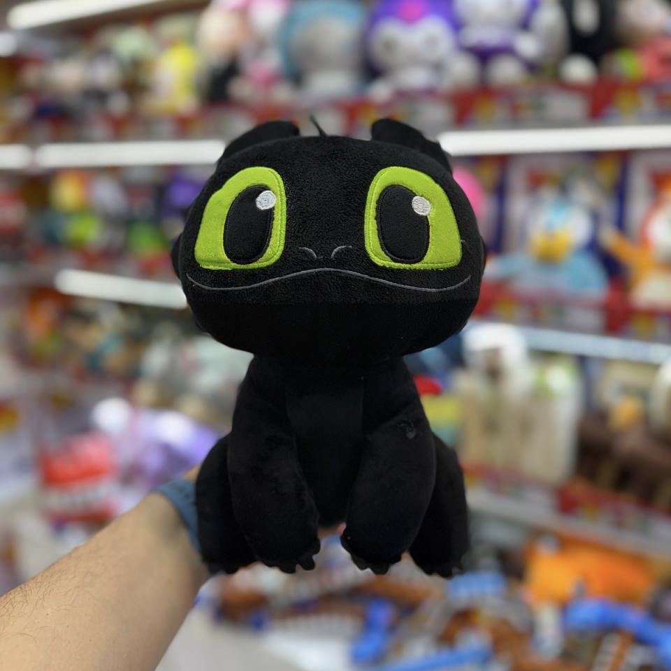 عروسک پولیشی اژدها بی دندان وارداتی