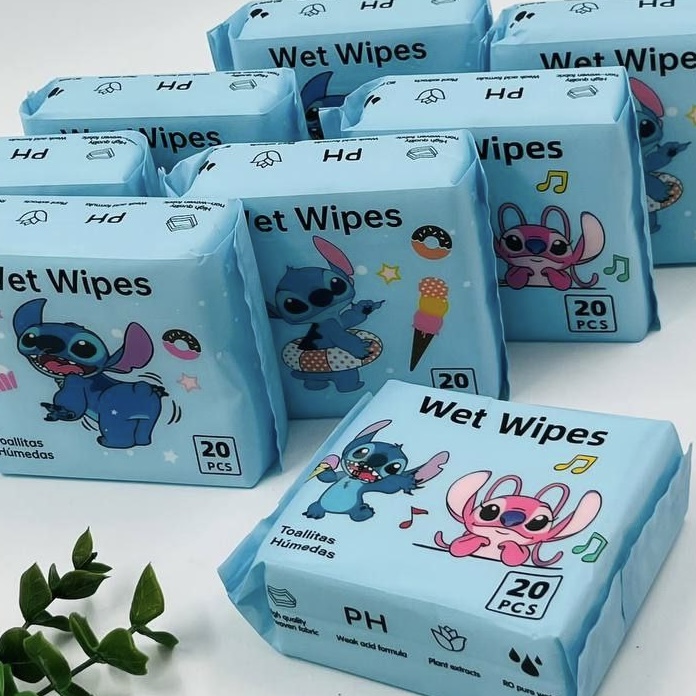 دستمال مرطوب طرح استیچ