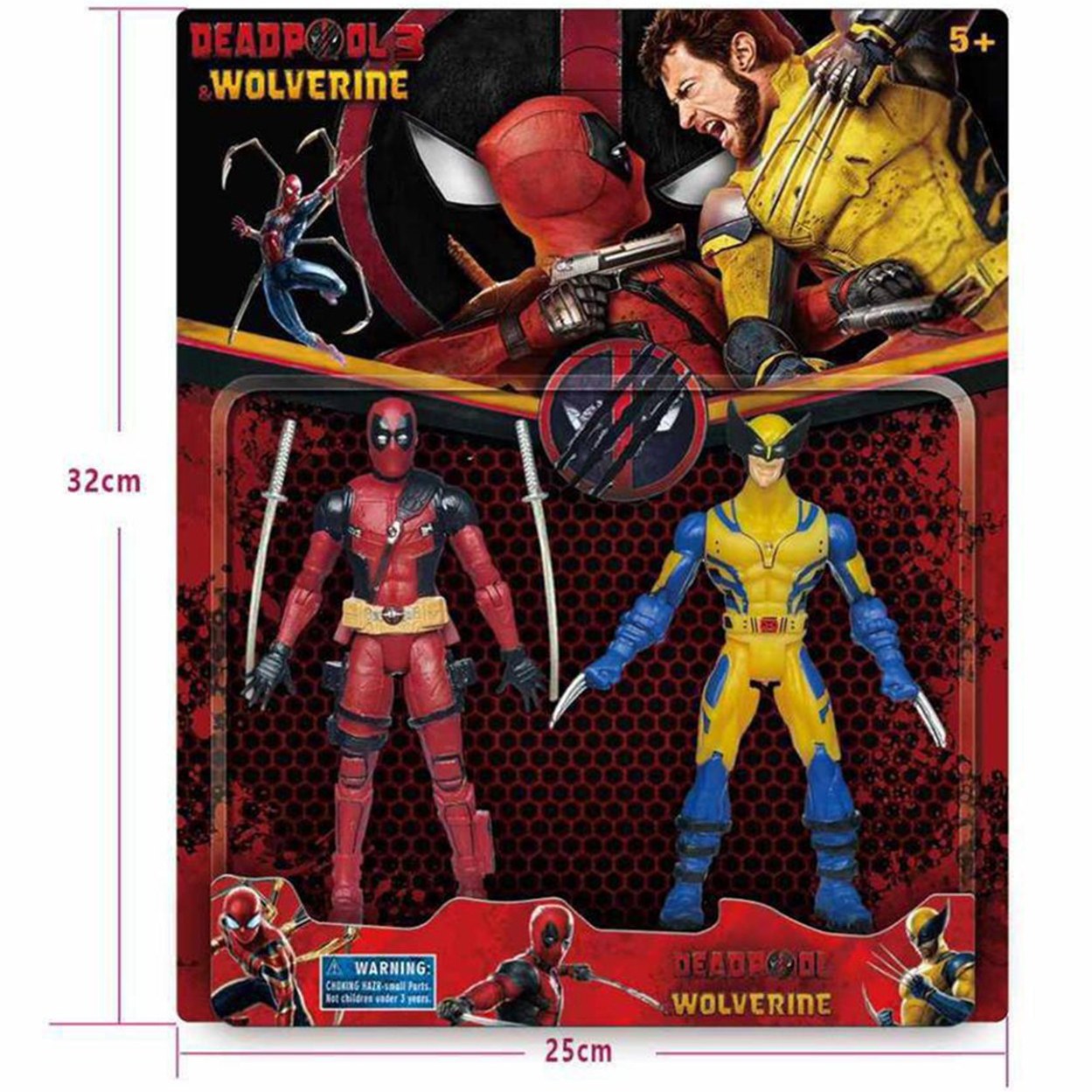 اکشن فیگور مدل ست دو عددی ددپول و ولوورین