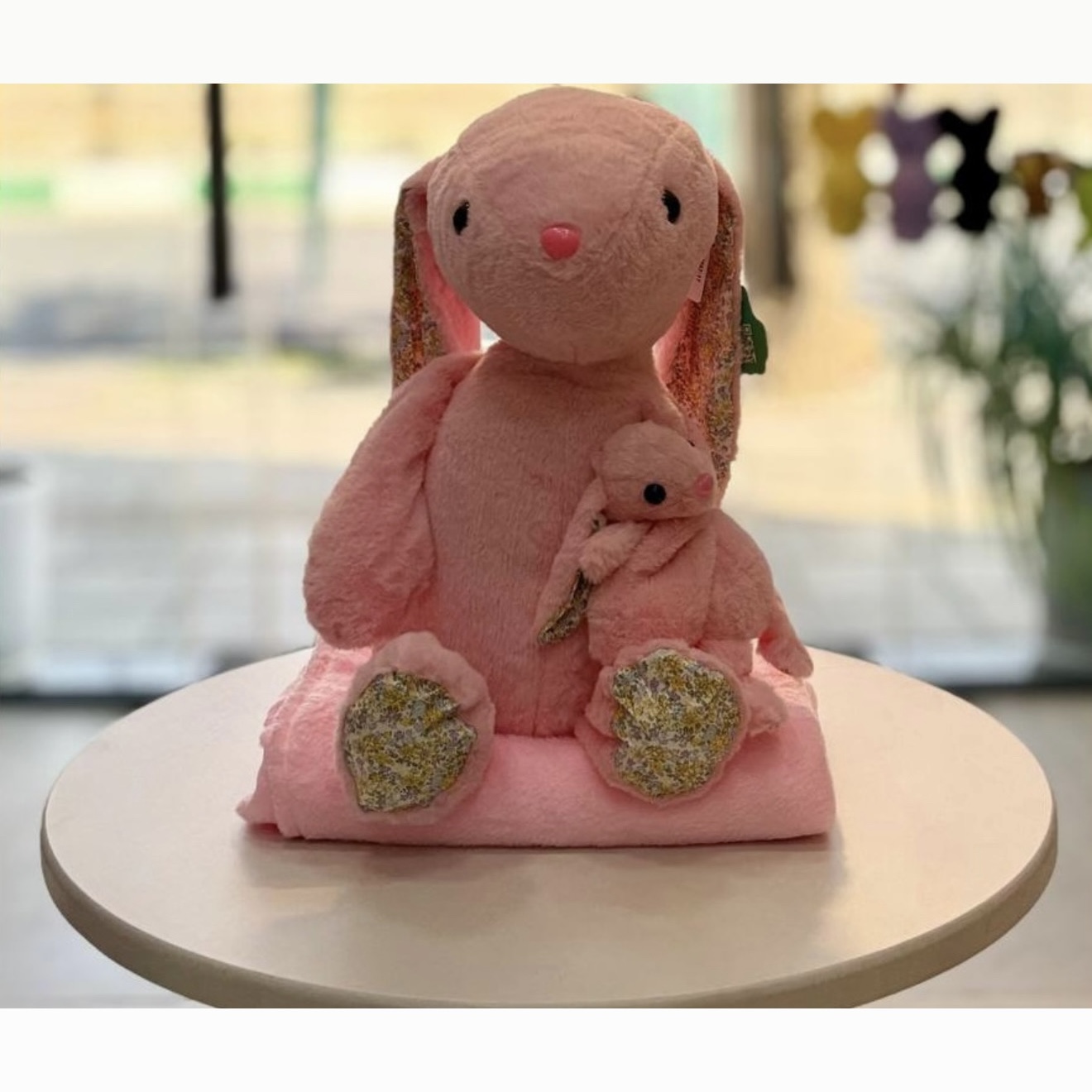 عروسک جیلی کت بچه دار با پتو