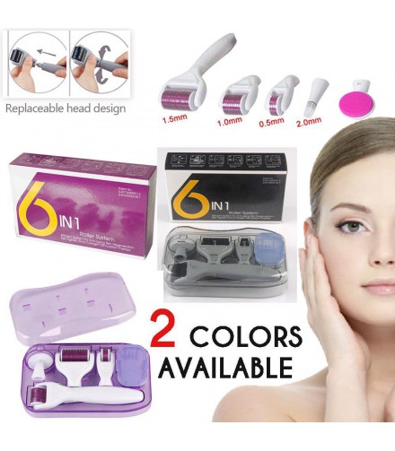 درمارولر میکرونیدلینگ تیتانیومی دستی 6 کاره