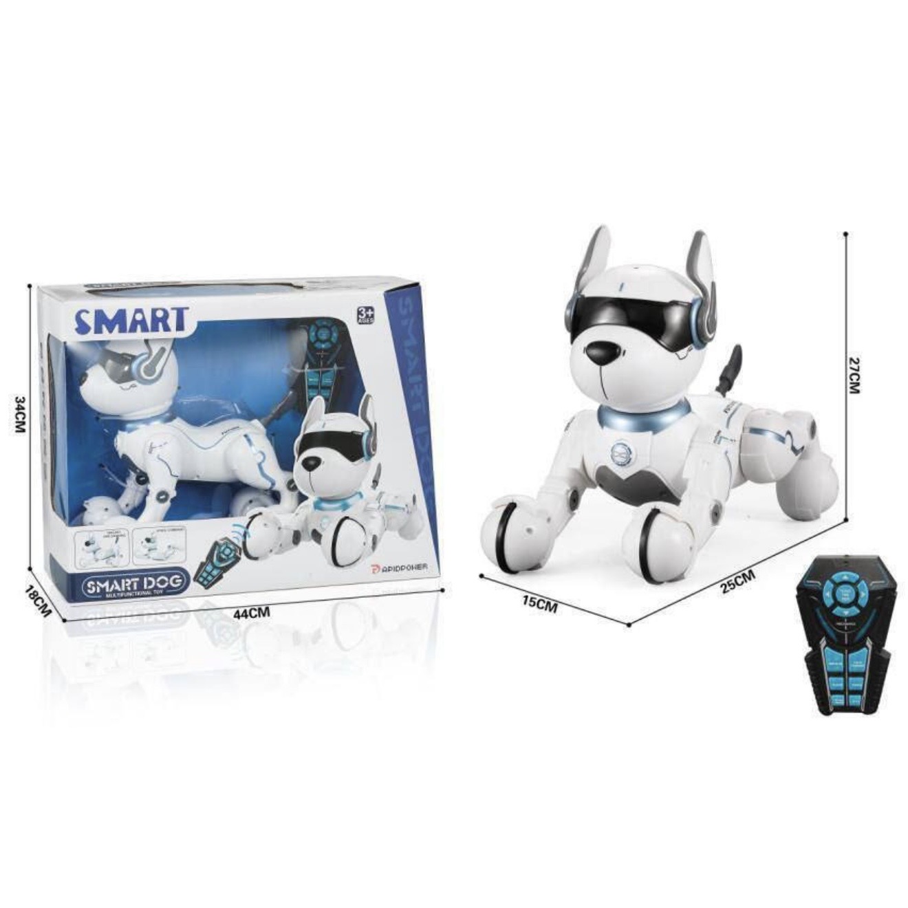 ربات سگ هوشمند کنترلی شارژی 27