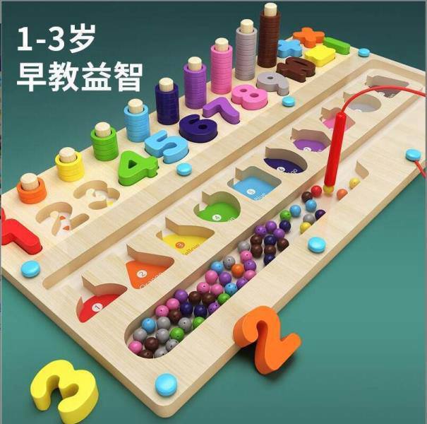 اسباب بازی کودک ماز مگنتی چند مرحله ای چوبی