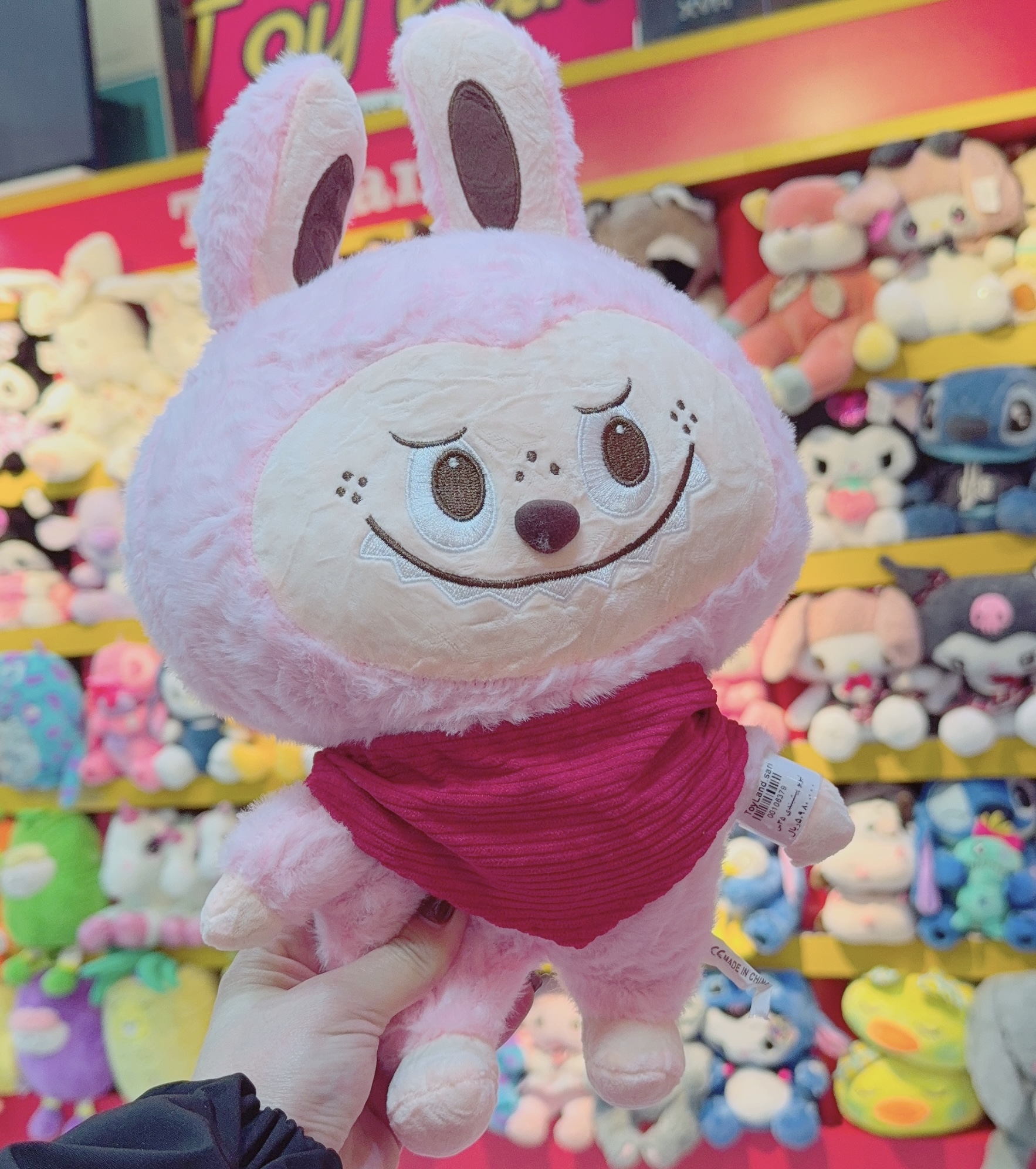 عروسک لبوبو پیشبندی 35 س LABUBU