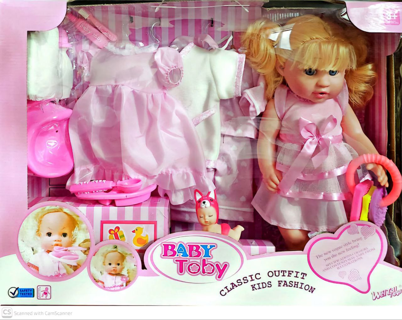 عروسک بیبی توبی Baby Toby موزیکال آیتم 30800-14c آبی