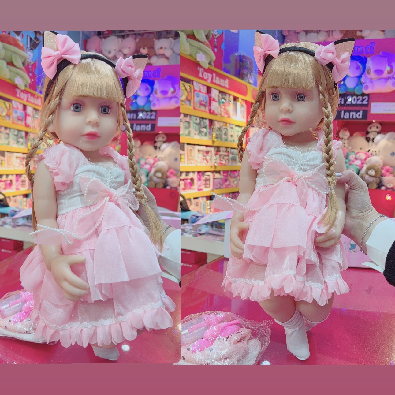 عروسک سیلیکونی هوشمند سنسوردار بزرگ