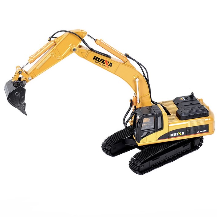 ماکت فلزی بیل مکانیکی زنجیری مقیاس ۱:۵۰ برند HUI NA TOYS آیتم ۷۷۲۲-۱