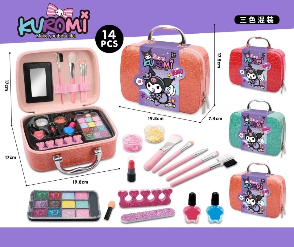کیف آرایشی کودک طرح کرومی همراه با لوازم کامل