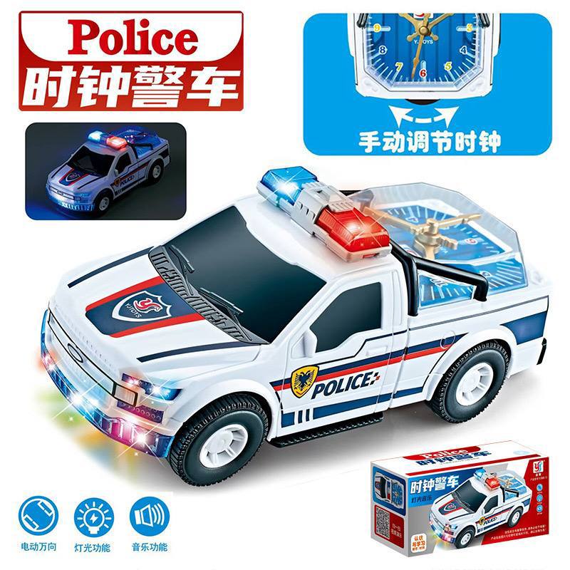 ماشین پلیس باتری خور موزیکال چراغ دار