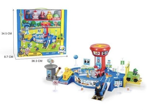 پک کامل پارکینگ سگ نگهبان با فیگور های ماشینی