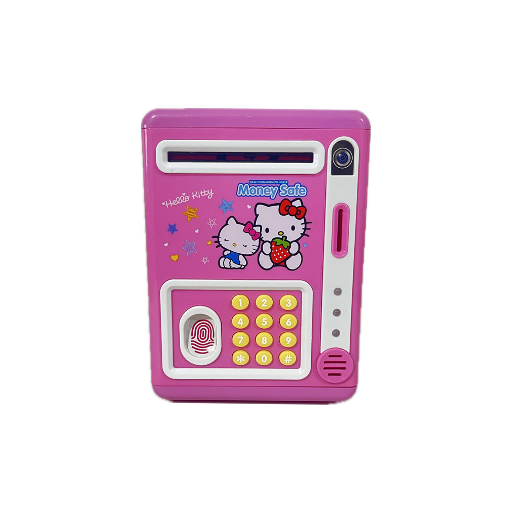 اسباب بازی قلک رمزدار و اثرانگشتی طرح کیتی